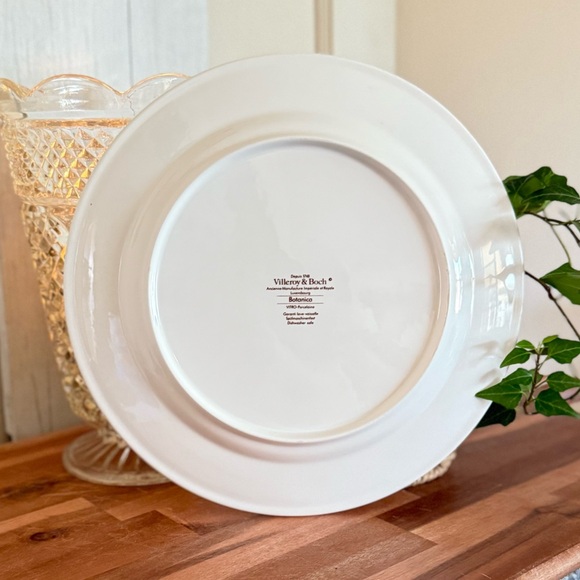 SET/4 Villeroy & Boch,”Botanica Collection”,10.5” Dinner Plates,Anthemis & Malva - Picture 12 of 15